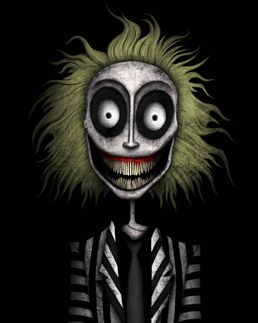 Beetlejuice Fine Art Print - FRAMED