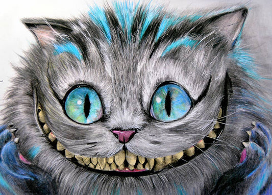 Cheshire Cat - Gallery Quality Stretched Canvas Art Print