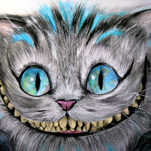 Cheshire Cat - Gallery Quality Stretched Canvas Art Print