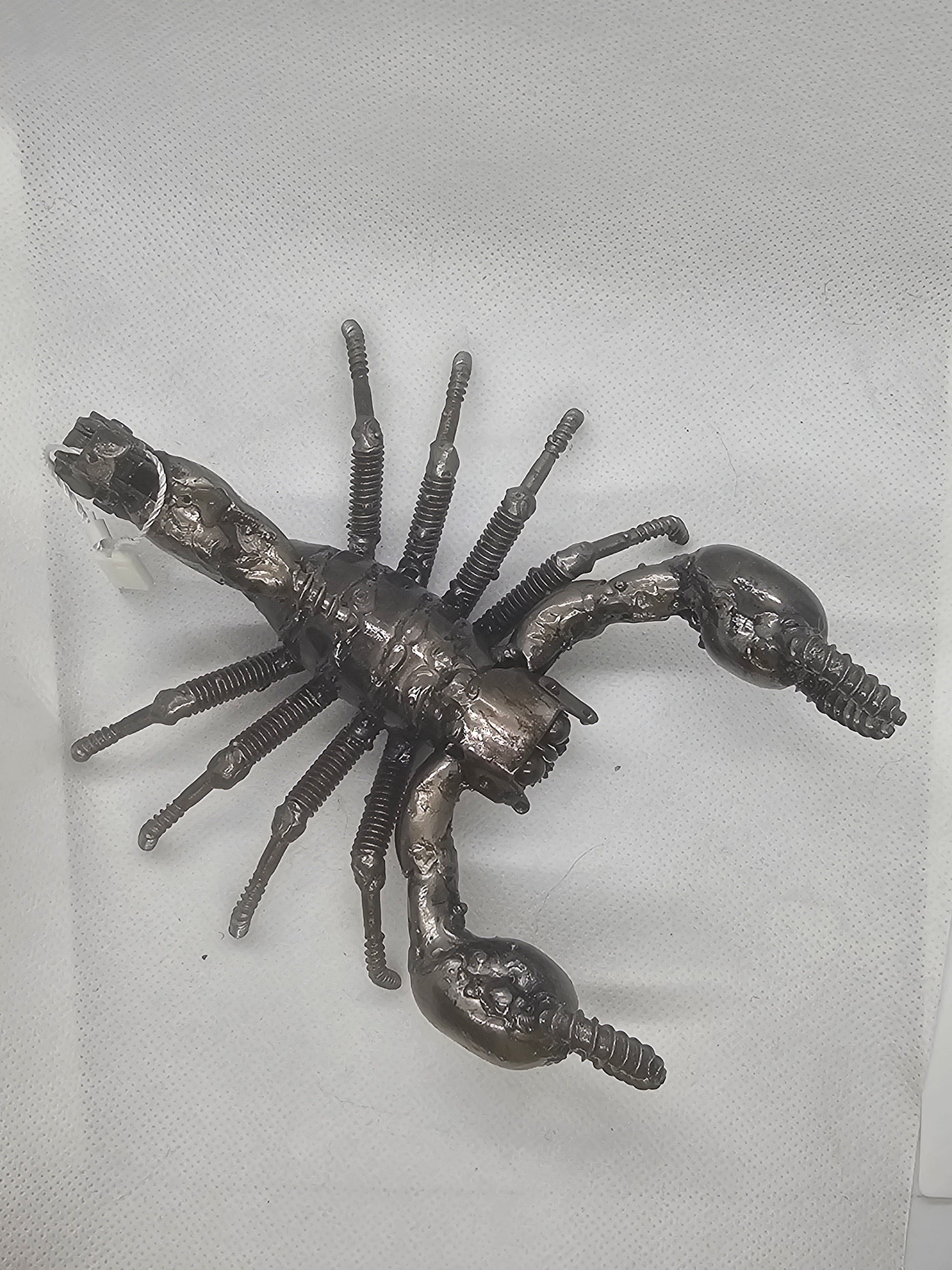 Scorpion Inspired Recycled Metal Sculpture