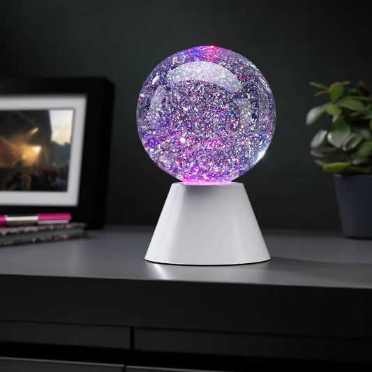 Sensory Colour Changing Spinning Glitter Globe Light