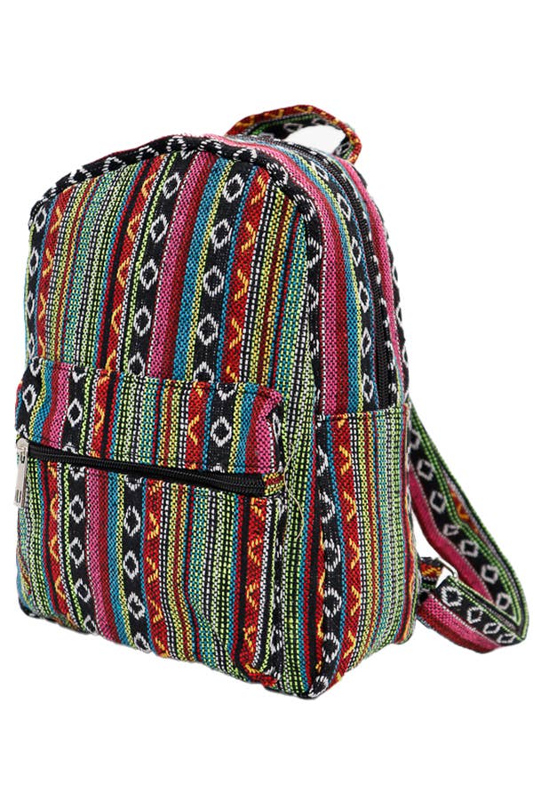 Navajo Boho Tribal Woven Backpack