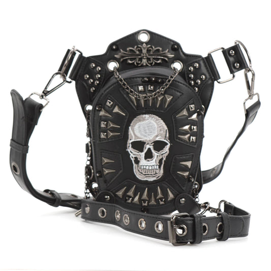 Convertible Skull Design Shoulder Bag/Waist Pack