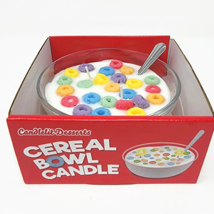 Fruit Loop Scented Cereal Bowl Candle - New Size & Packaging