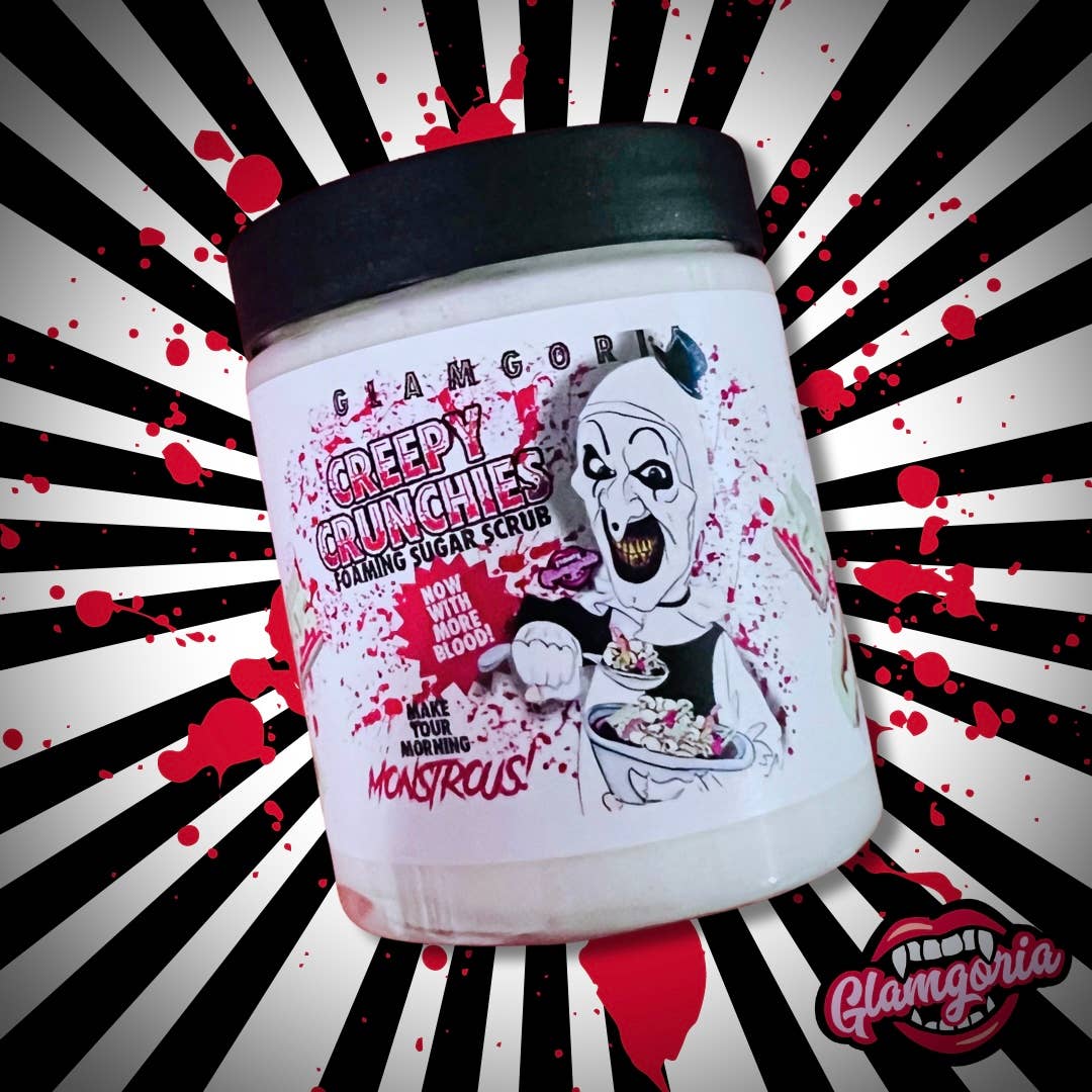 Creepy Crunchies Terrifier Inspired Foaming Sugar Scrub 