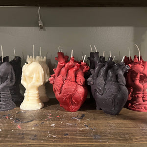 Anatomical Heart Candle