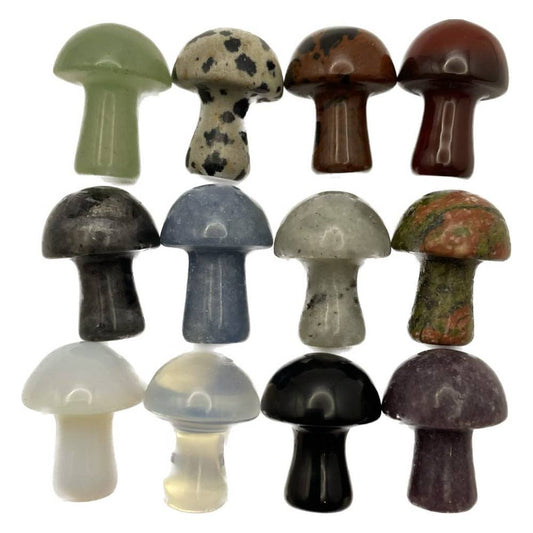 Gemstone Mini Mushrooms - Asst'd