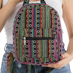 Navajo Boho Tribal Woven Backpack