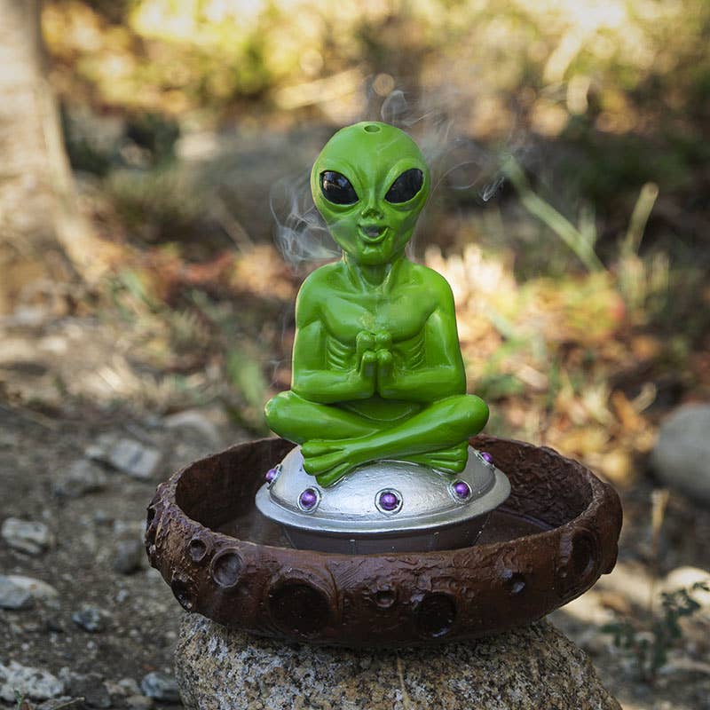 Alien Backflow Incense Burner