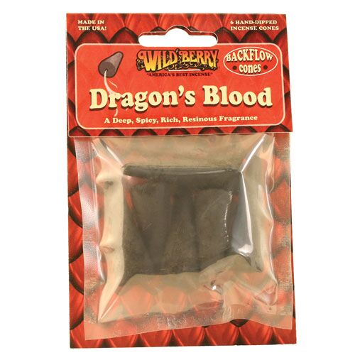 Dragons Blood Back Flow Cone Incense