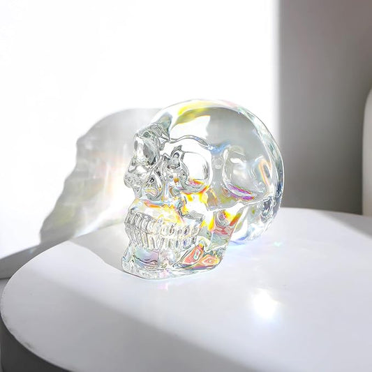 Crystal Skull Clear 2.8"