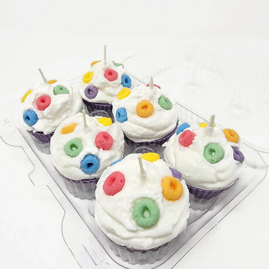 Scented Cupcake Candles - Fruit Loops