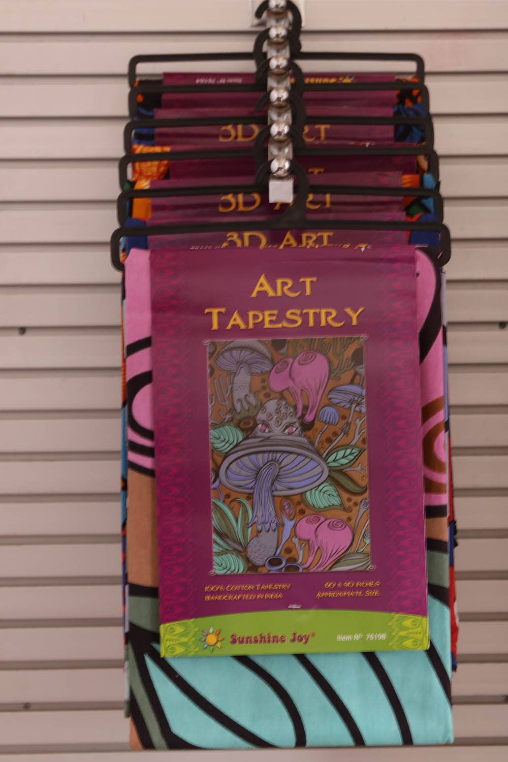 3D Tapestry MuShroom Teacher Hanger Packaged Tapestries Loop