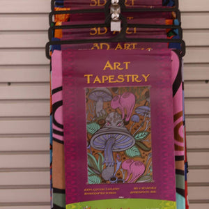 3D Tapestry MuShroom Teacher Hanger Packaged Tapestries Loop