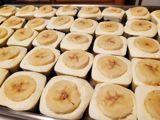 Freeze dried brownie banana pudding