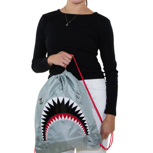 Shark Drawstring Backpack