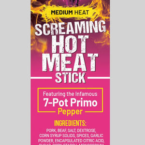 7-Pot Primo Pepper & Garlic Savory Spicy Meat Sticks 1 Stick