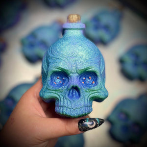 Skull Potion Bottle Bath Bomb