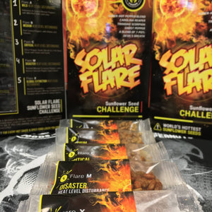 Solar Flare Sunflower Seed Challenge