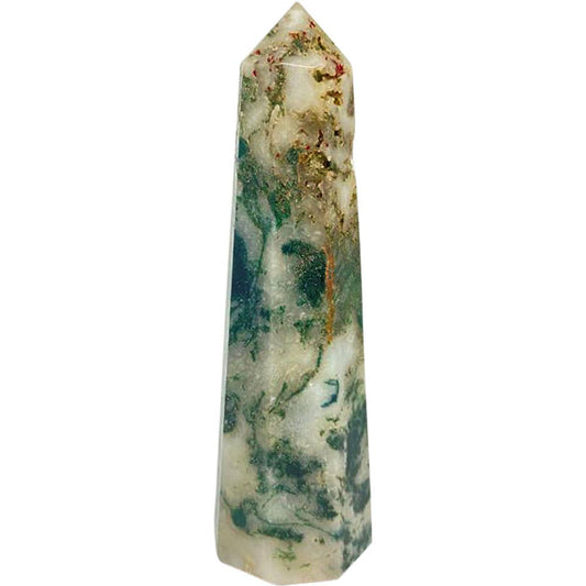 Gemstone Obelisk 3-4 in - Tree Agate (Each)