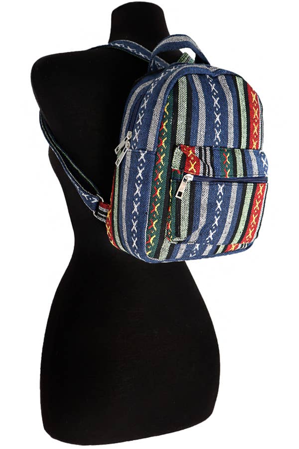 Navajo Boho Tribal Woven Backpack