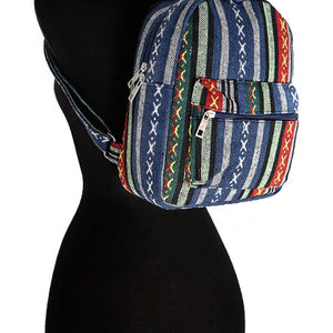 Navajo Boho Tribal Woven Backpack