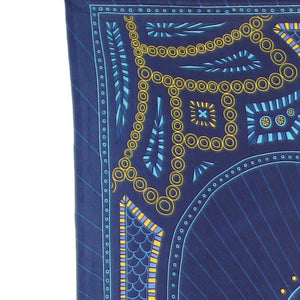 3D Tapestry Hamsa Hand Blue Tapestries