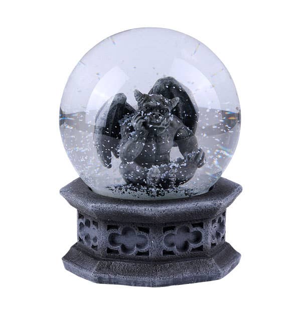 Seated Gargoyle Water Globe