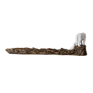 Wolf and Cub Incense Holder