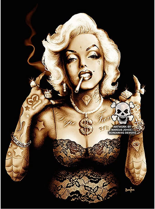 Gangsta Marilyn - Art Print - Framed